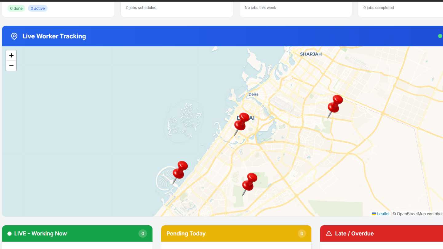 Live Worker Tracking